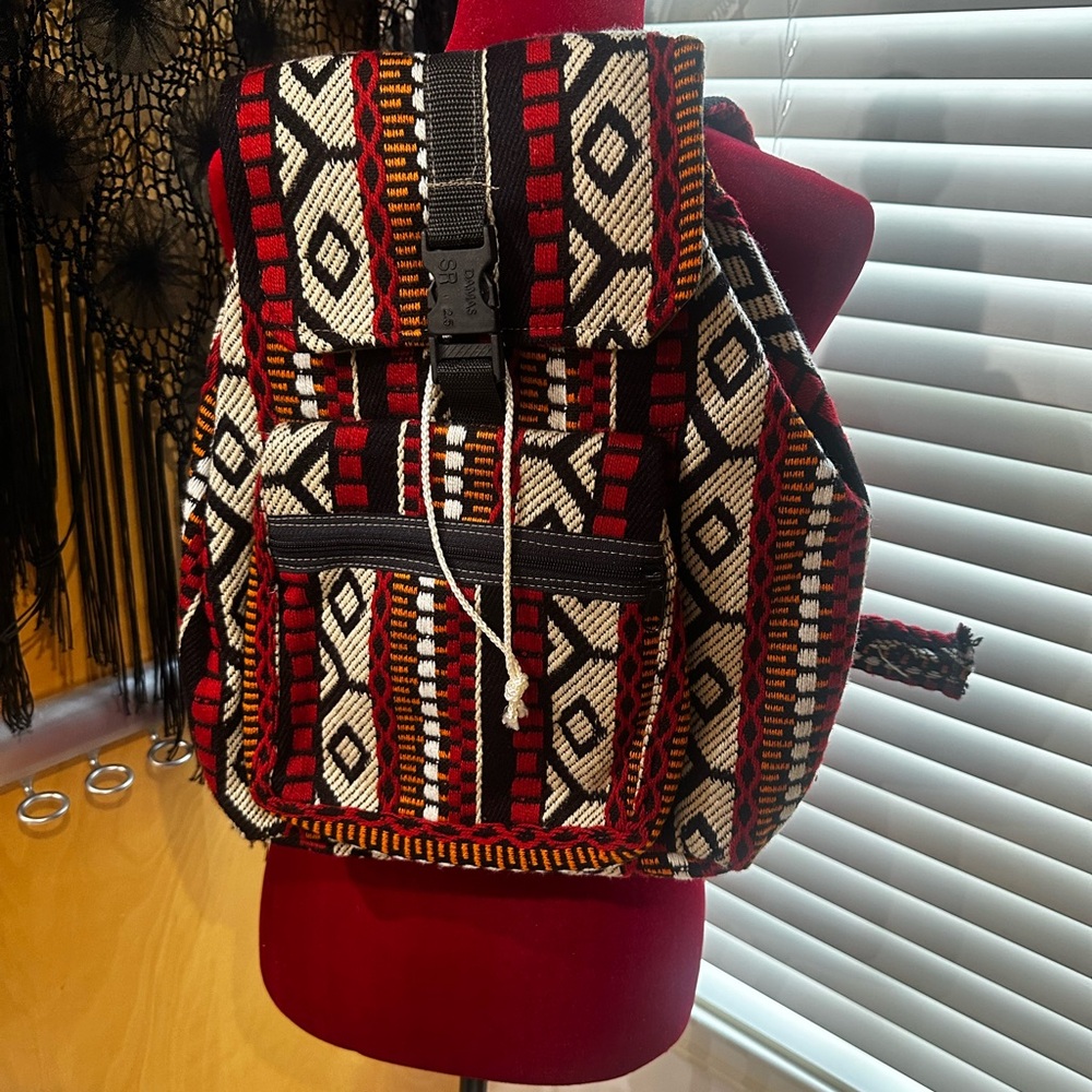 NWOT Boho hippie backpack